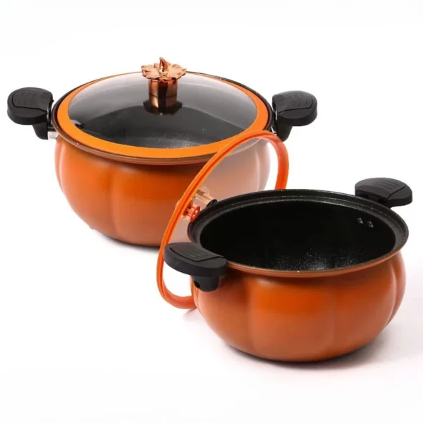 Micro Pressure Pumpkin Pot Non Stick Pot Pumpkin Style Multifunction Stew Pot Cooking Pot