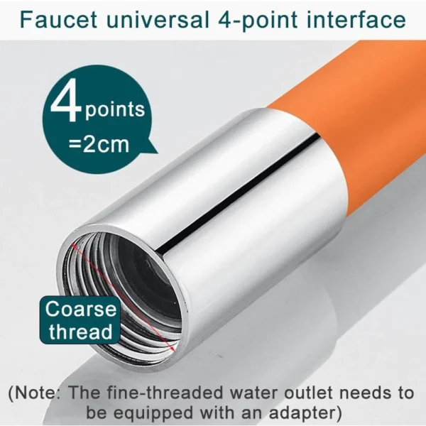 Universal Faucet Extension Extender 360 Free Bending Flexible Hose Water Tap Extension Hose