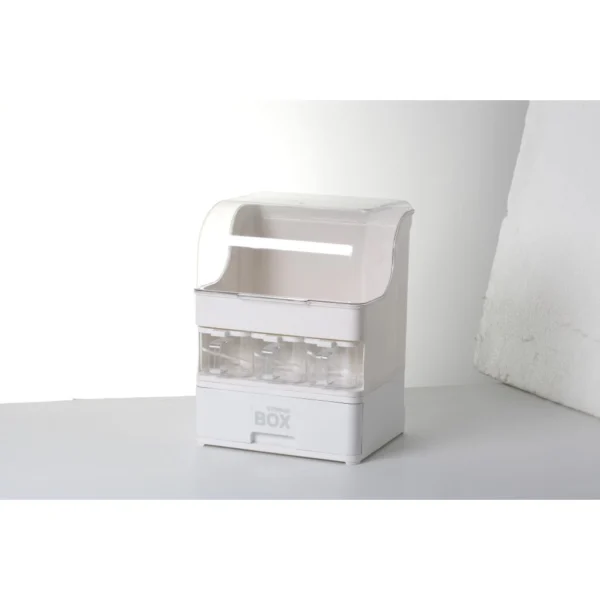 Multi-Functional Dustproof Moisture-Proof Spice Rack Large Capacity