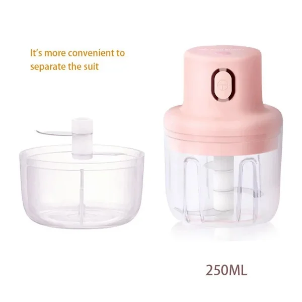 Portable Cordless USB Rechargeable Mini Chopper & Blender